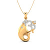 Ganeshaya diamond pendant (Without Chain)