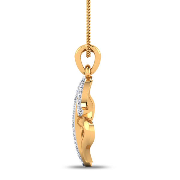 Swastika Diamond Pendant (Without Chain)
