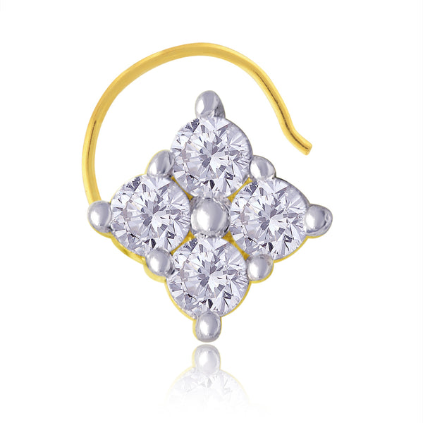 Diamond shaped Nose Pin