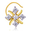 Diamond X Nose Pin