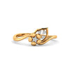 Floral fantasy diamond ring