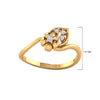 Floral fantasy diamond ring